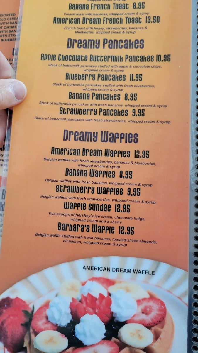 Executive Diner Menu - Image 1